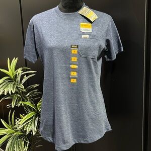 Ariat Rebar Workwear Pre-shrunk short sleeve, logo patch pocket,pen slot, Tee